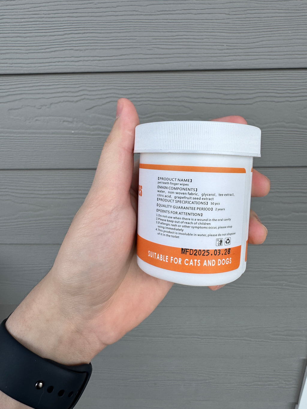 Pet Teeth Finger Wipes