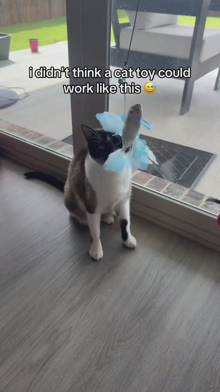 Cat Teaser Bird Toy for Interactive Play